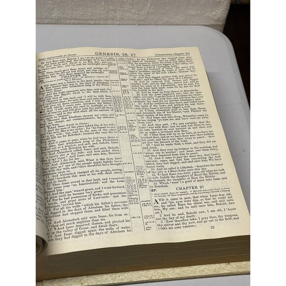 Holy Bible Fireside Bible Publishers Red Letter Edition King James Version VTG - Picture 11 of 16